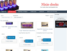 Tablet Screenshot of nixieclock.eu